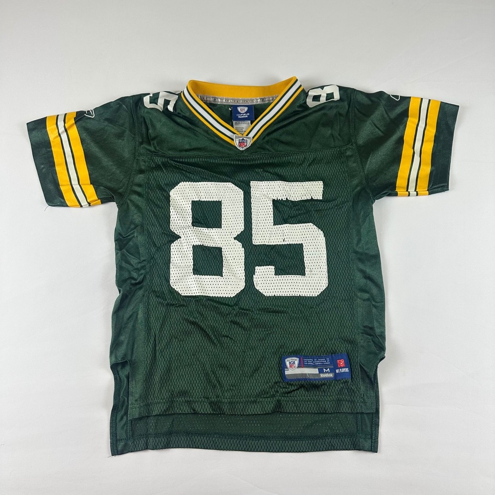 Kids Green Bay Packers 85 Jennings NFL Football Jersey Reebok Medium‎ M